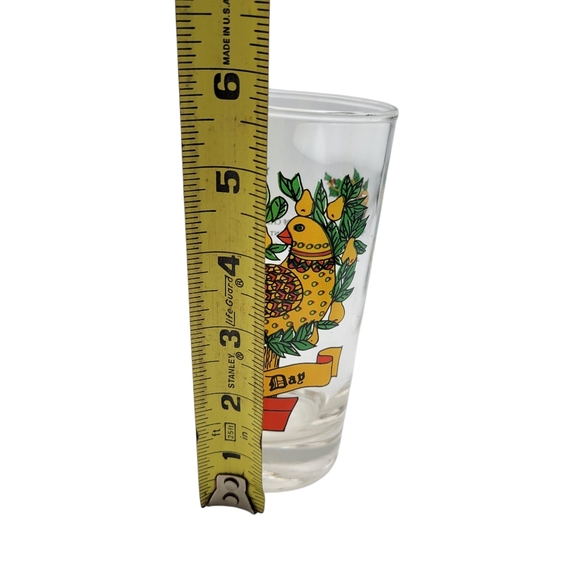 NWT Vintage 12 Days of Christmas Glasses Indiana Glass - Picture 6 of 7